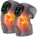 Heating Pad for Knee Pain Relief - Cordless Heated Knee Brace with Massager Heating Knee Warmers Wrap and Arthritic Knees Ideal