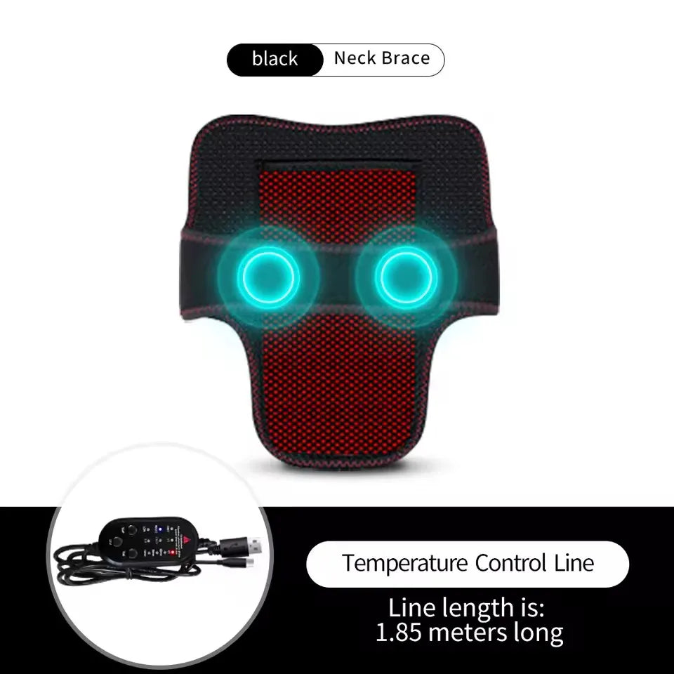 Tourmaline Self-heating Neck Belt Neck Support Massager 1Pcs Protection Spontaneous Heating Belt Health Care Dropship