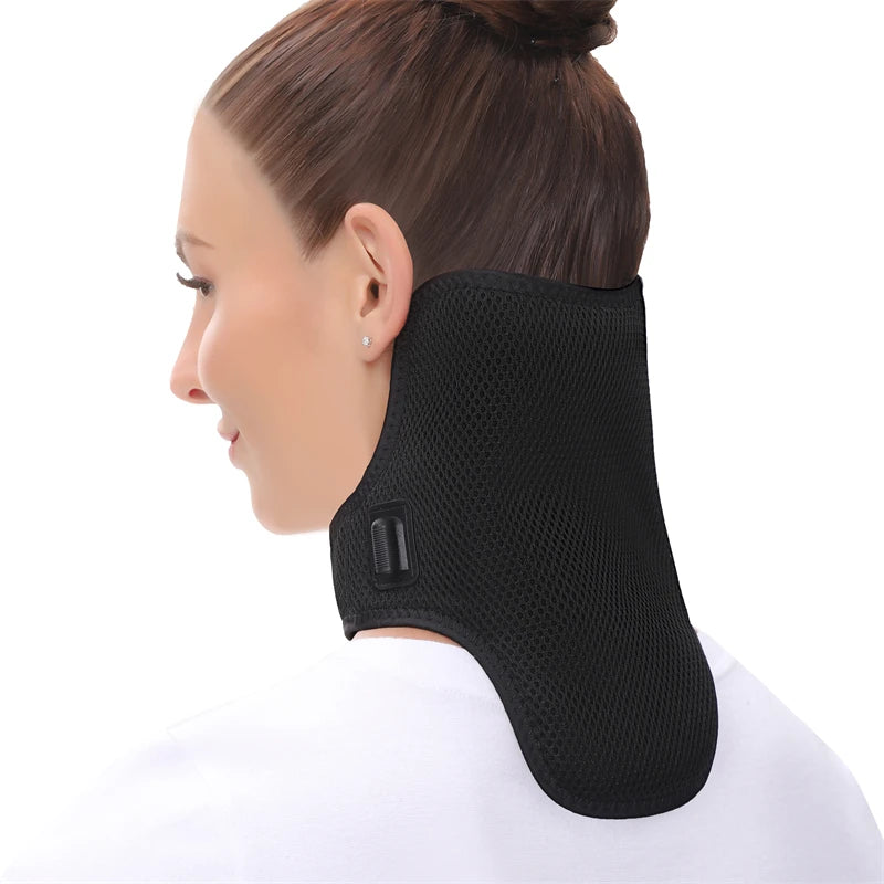 Electric Heating Neck Brace Cervical Vertebra Fatigue Therapy Reliever Neck Pain Relieve Strap Moxibustion Health Care Tool