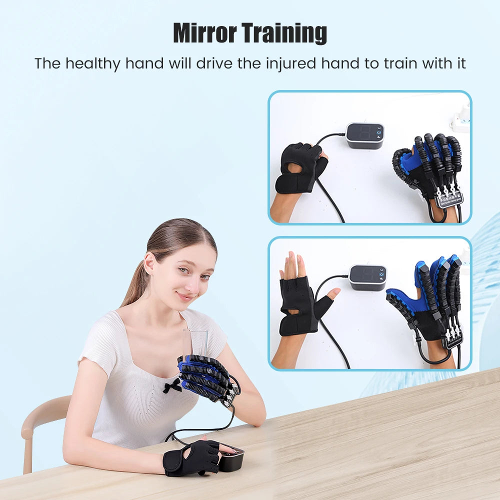 Hemiplegia Robot Gloves Hand Exercise Tool for Stroke Patient Robotic Rehabilitation Glove Cerebral Infarction Paralyzed Recover