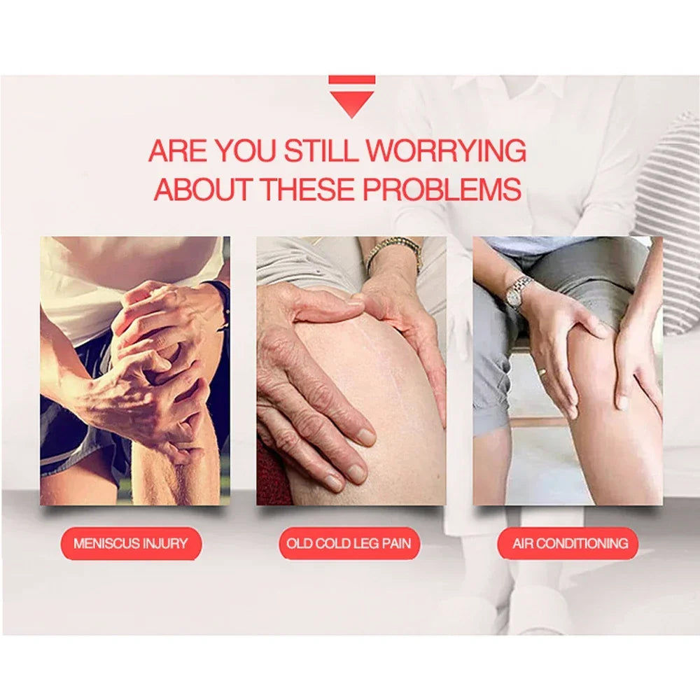 1Pair New Self Heating Knee Braces Sleeve Tourmaline Knee Support Far Infrared Keep Warm Knee Pads