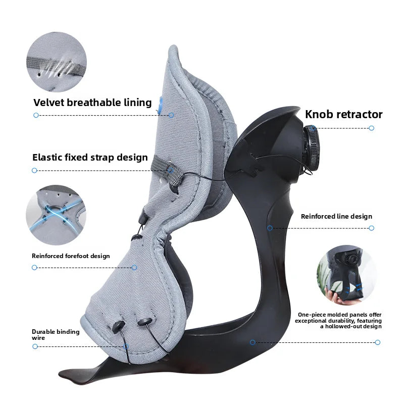 New Stroke Hemiplegia Rehabilitation Equipment Correction Varus Shoes Ankle Fixed Support Foot Ptosis Orthosis Brace