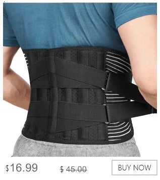 Lower Back Brace Women Men Lumbar Support Belt with 4 Support Stays Back Pain Relief for Sciatica Scoliosis Herniated Disc