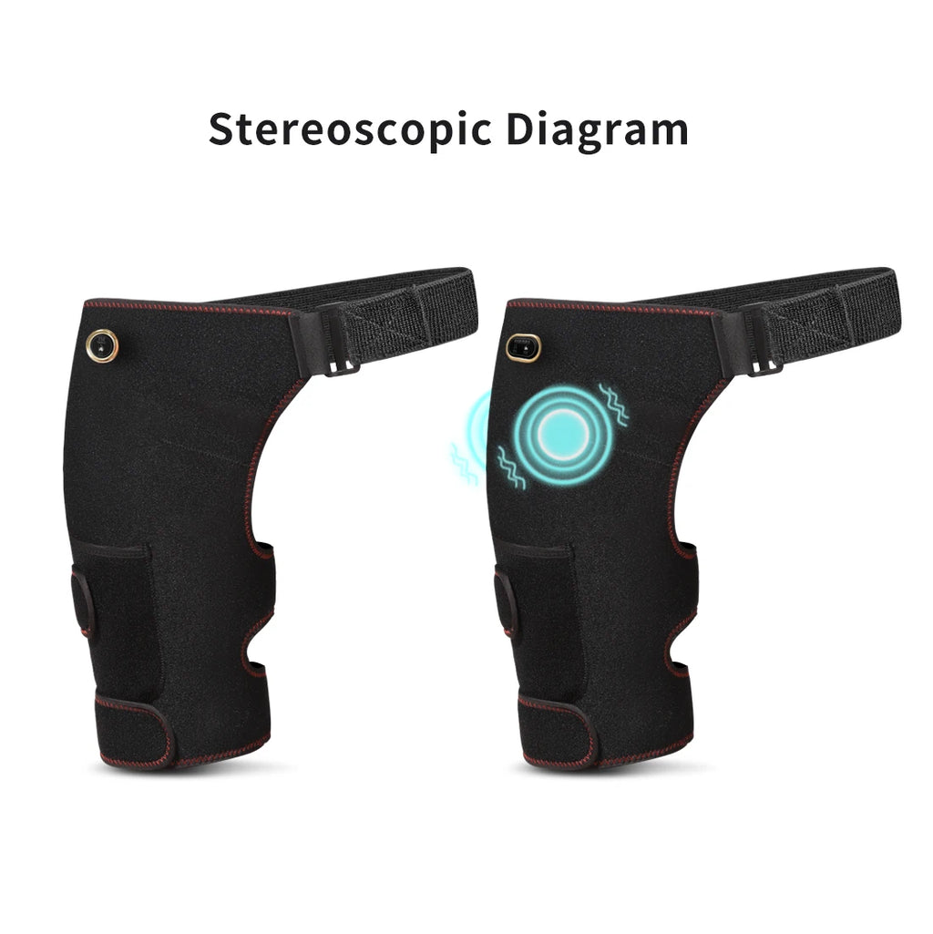 Heated Massage Waist Hip Support Brace with Heating Pad for Sciatica Pain Relief Hot Therapy for Lower Back Thighs And Buttocks