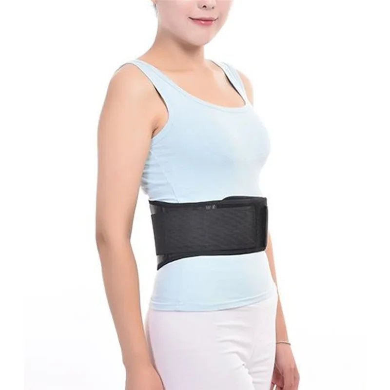 Back Waist Support Belt Adjustable Tourmaline Self Heating Magnetic Therapy Lumbar Brace Massage Band Health Care