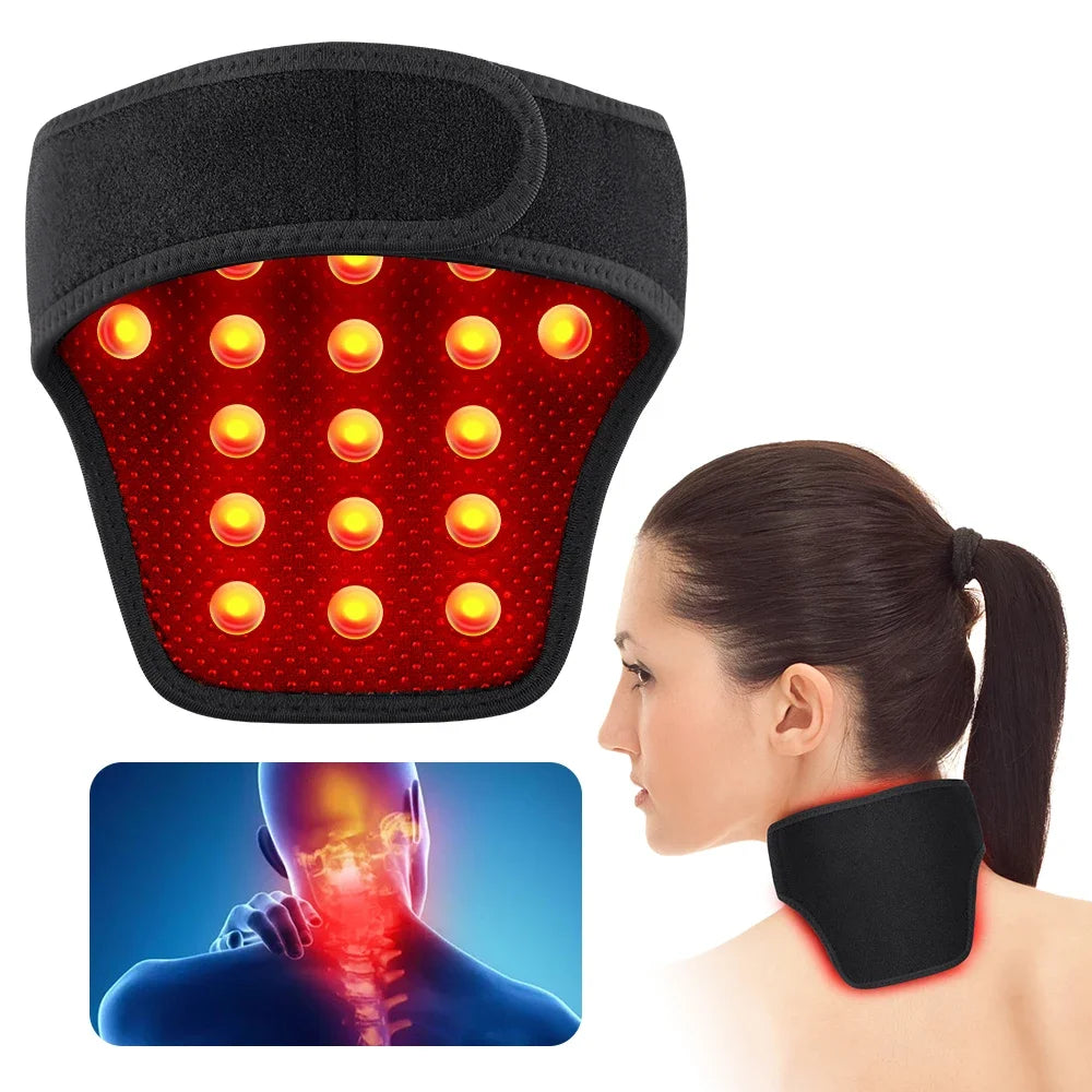 Self-Heating Neck Support Brace 19 Magnets Stone Cervical Massage for Relaxation and Warmth Pain Relief Support Belt Reusable