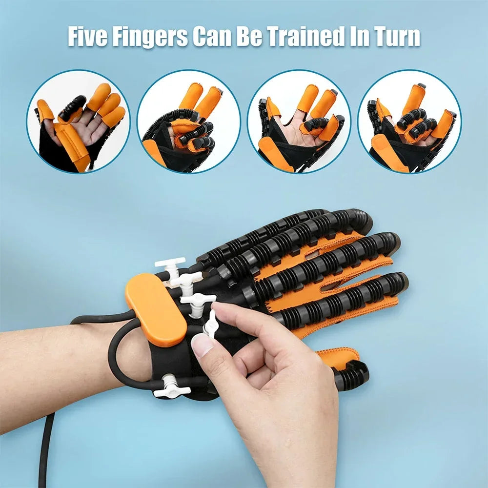 Stroke Hemiplegia Rehabilitation Robot Gloves Hand Finger Training Massage Gloves Rehabilitation Hand Function Recovery Device