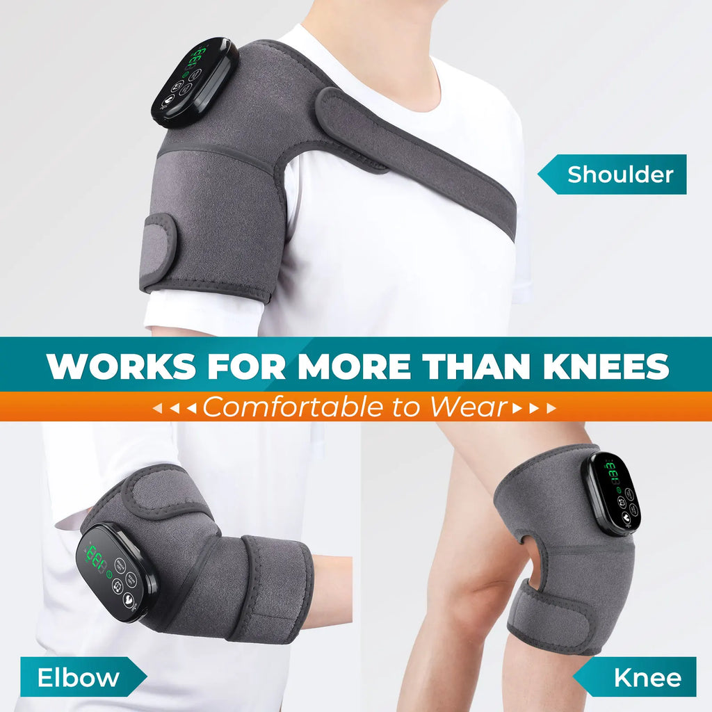 3-in-1 Multifunctional Kneepad Electric Infrared Heating Knee Pad 650nm&850nm Red Light Leg Joint Brace Muscle Relax