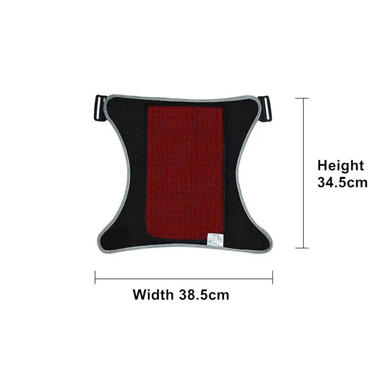 Heated Massage Waist Hip Support Brace with Heating Pad for Sciatica Pain Relief Hot Therapy for Lower Back Thighs And Buttocks