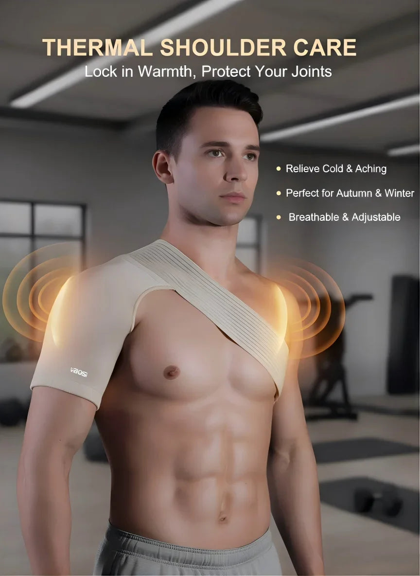 Adjustable Neoprene Shoulder Support Brace Breathable Shoulder Strap Pain Relief Injury Recovery Shoulder Protector ForMen Women