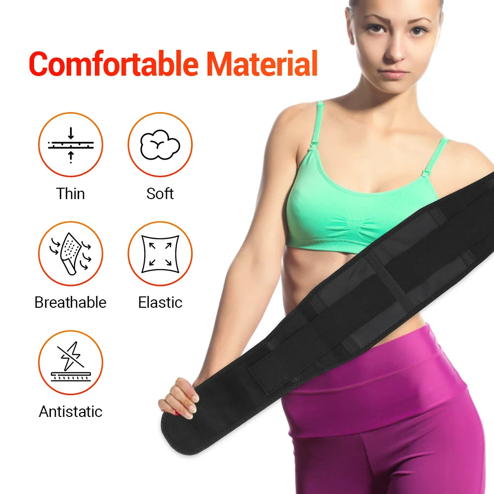 Self Heating Lower Back Supports Magnetic Breathable Waist Bandage Back Waist Belt Tourmaline Waist Brace Support Belt Band