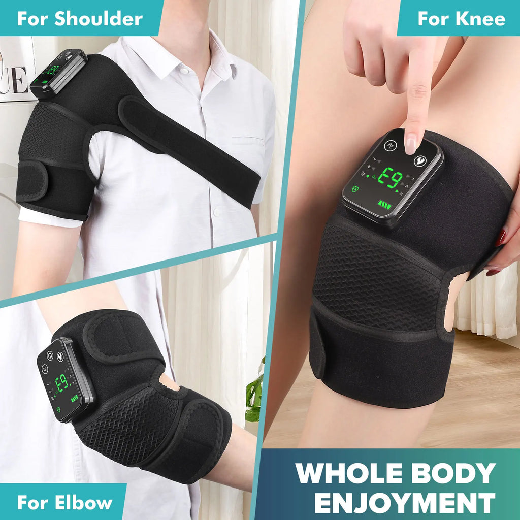 Electric Heating Heated Shoulder Brace Wrap Shoulder Massage Support Belt Strap with Adjustable of Heating Arm Muscle Relaxation