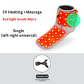 Red Light Heating Cordless Ankle Massager Wrist Wraps Support Brace Ankle Heating Pad Heated Hand Foot Vibration Massage Belt