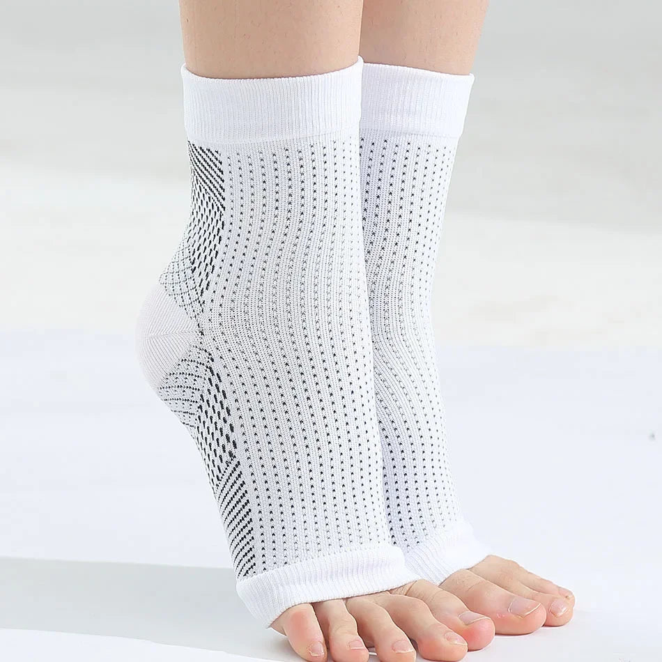 1pair Plantar Fasciitis Compression Socks Sports Ankle Support Brace Foot Pain Relief Heel Sleeve for Joint Pain Neuropathy