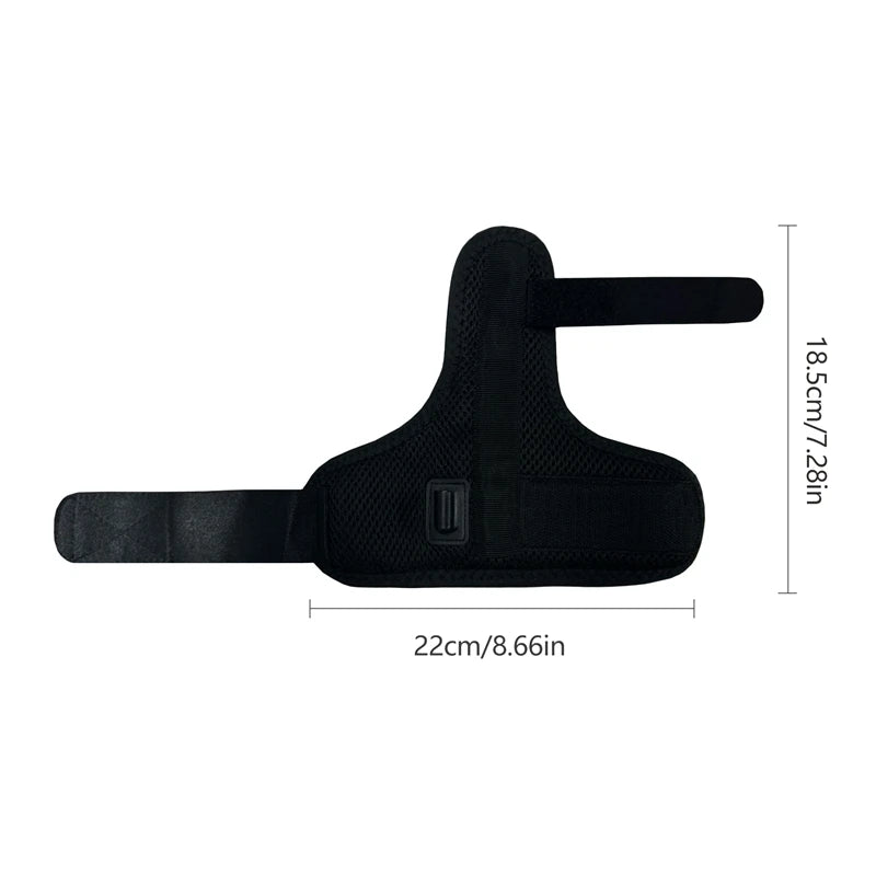 Heated Massage Wrist Thumb Brace USB-Powered Arthritis Carpal Tunnel Relief Thumb Tendonitis Sprains Pain Ease Muscle Relaxation