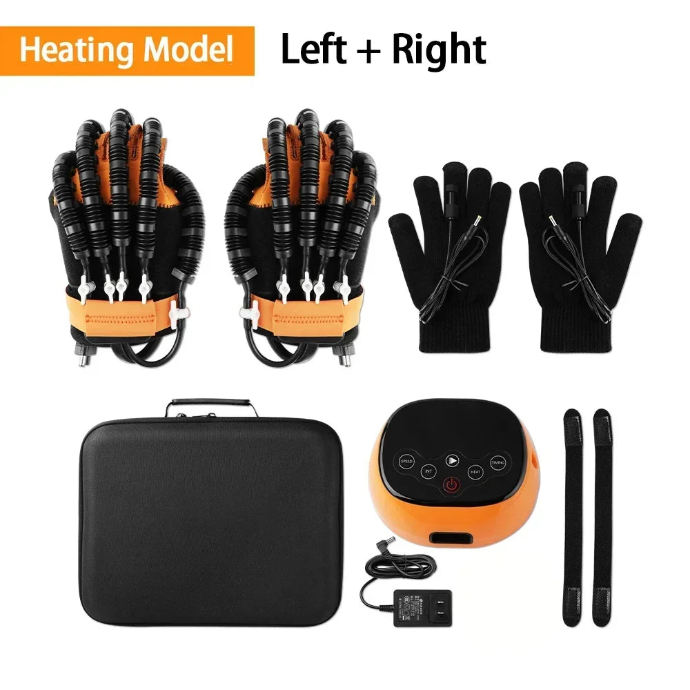 Heated Rehabilitation Robot Gloves Hemiplegia Stroke Physiotherapy Training Device Finger & Hand Function Workout Recovery Tool
