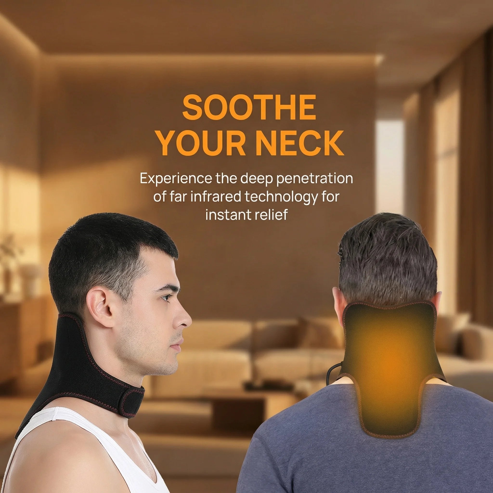 Home Use USB Heating Neck Support Neck Warm Sleeve Maintenance Hot Compress Neck Support Neck Brace Dropshipping Parental Gift