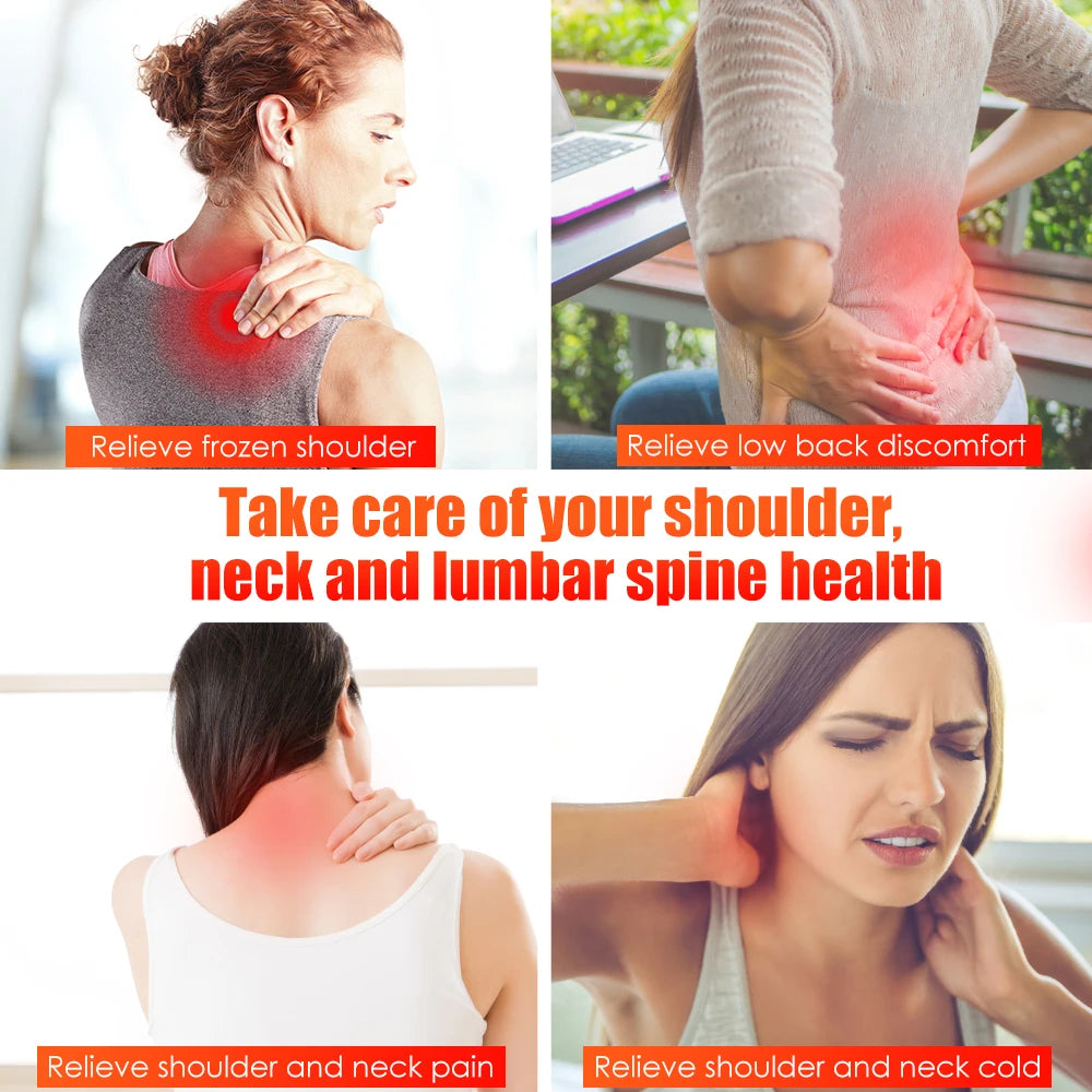 118 Tourmaline Self Heating Magnetic Therapy Waist Belt Spine Lumbar Brace Back Neck Shoulder Massager Posture Corrector Belt