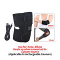 Elbow Massager Electric Heating Rechargeable Vibration Brace Knee Tennis Elbow Shoulder Joint Pain Thermal Therapy Massage Pad
