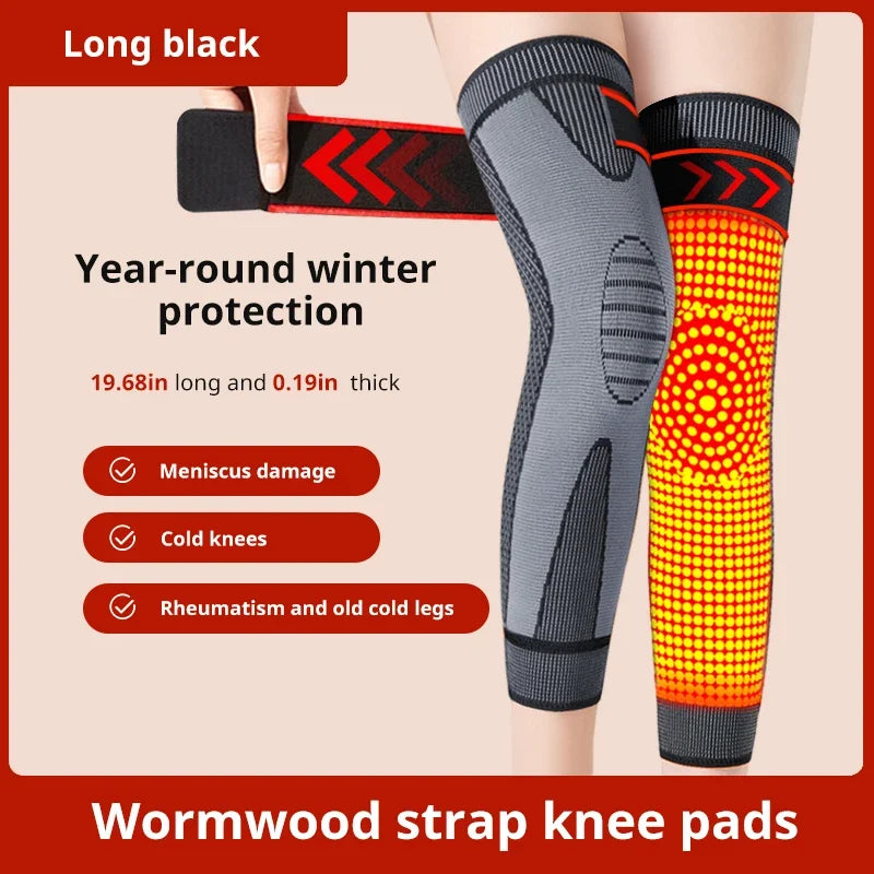 Self-Heating Knee Pads Brace Tourmaline Warm for Arthritis Joint Care Injury Recovery Belt Knee Leg Warmer Knee Support Pads