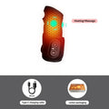 Cordless Wrist Heating Pad Vibration Massage Heated Wrist Brace Left Right Hand  Women Men 3 Heat Vibration Levels Rechargeable