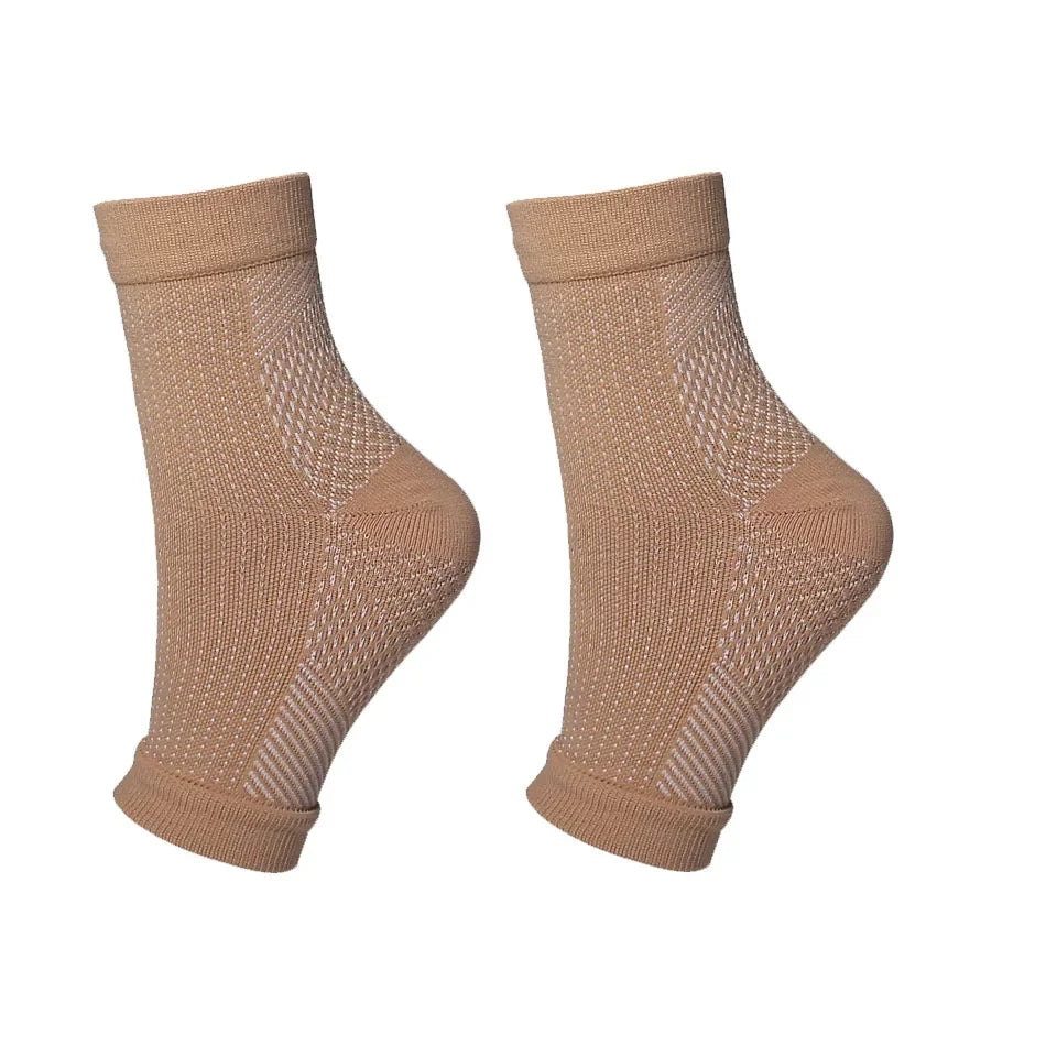 1pair Plantar Fasciitis Compression Socks Sports Ankle Support Brace Foot Pain Relief Heel Sleeve for Joint Pain Neuropathy