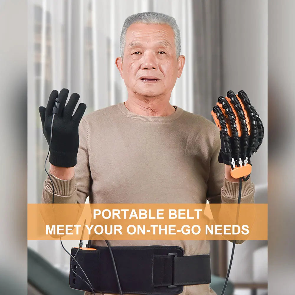Protable Rehabilitation Robot Gloves Stroke Hemiplegia Cerebral Infarction Training Device Finger Exerciser Hand Function Recove