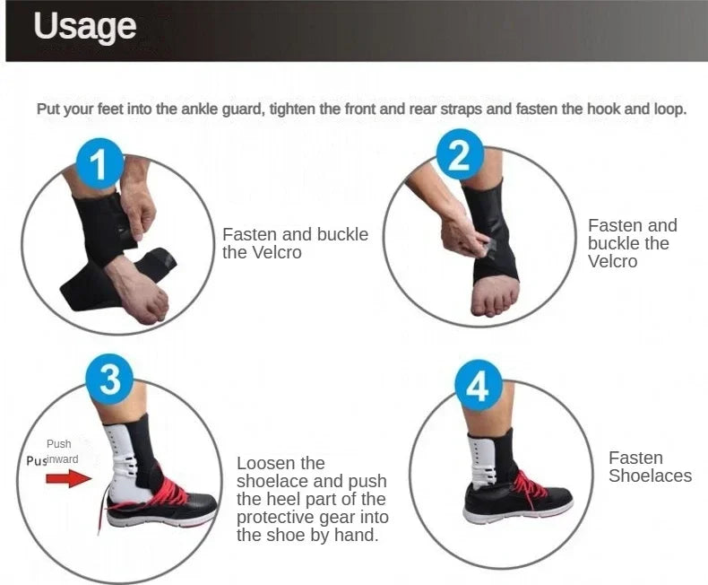 Drop Foot Orthosis Adjustable Left Right Ankle Sprain Orthosis Stabilizer Foot Protector for Hemiplegia Corrector Rehabilitation