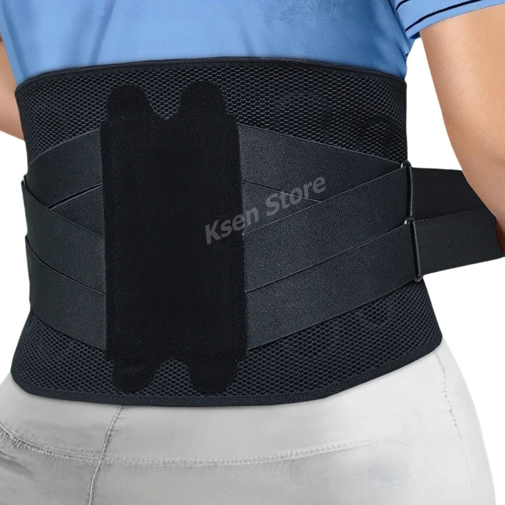 Waist Support Back Brace for Lower Back Pain Relief From Sciatica, Herniated Disc Scoliosis, Decompression Lumbar Support Belt