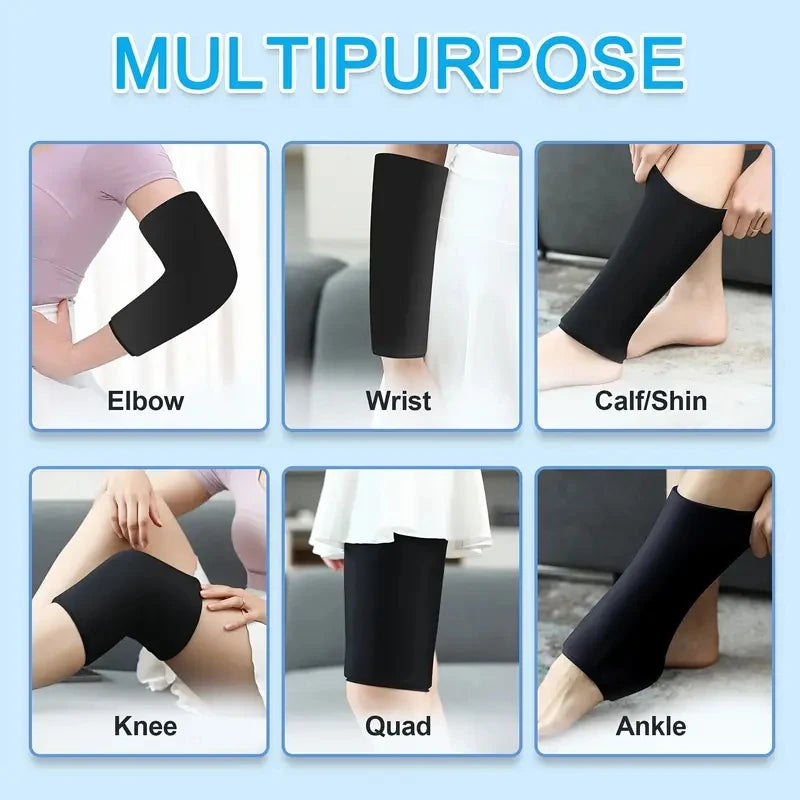 1pc Gel Ice Sleeve, Elbow Knee Ankle Ice Pack, Hand Ice Wrap, Gel Hot Cold Pack-Multipurpose And Reusable