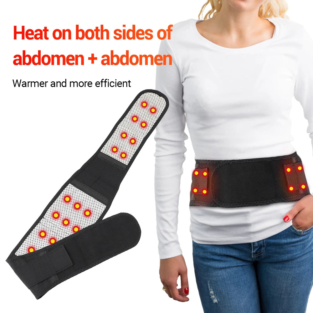Self Heating Lower Back Supports Magnetic Breathable Waist Bandage Back Waist Belt Tourmaline Waist Brace Support Belt Band