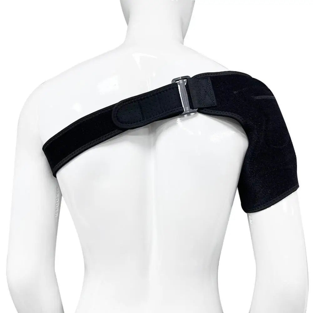 Heated Shoulder Wrap Brace Adjustable Shoulder Heating Pads with Extension Belt for Frozen Shoulder Dislocation Pain Relief