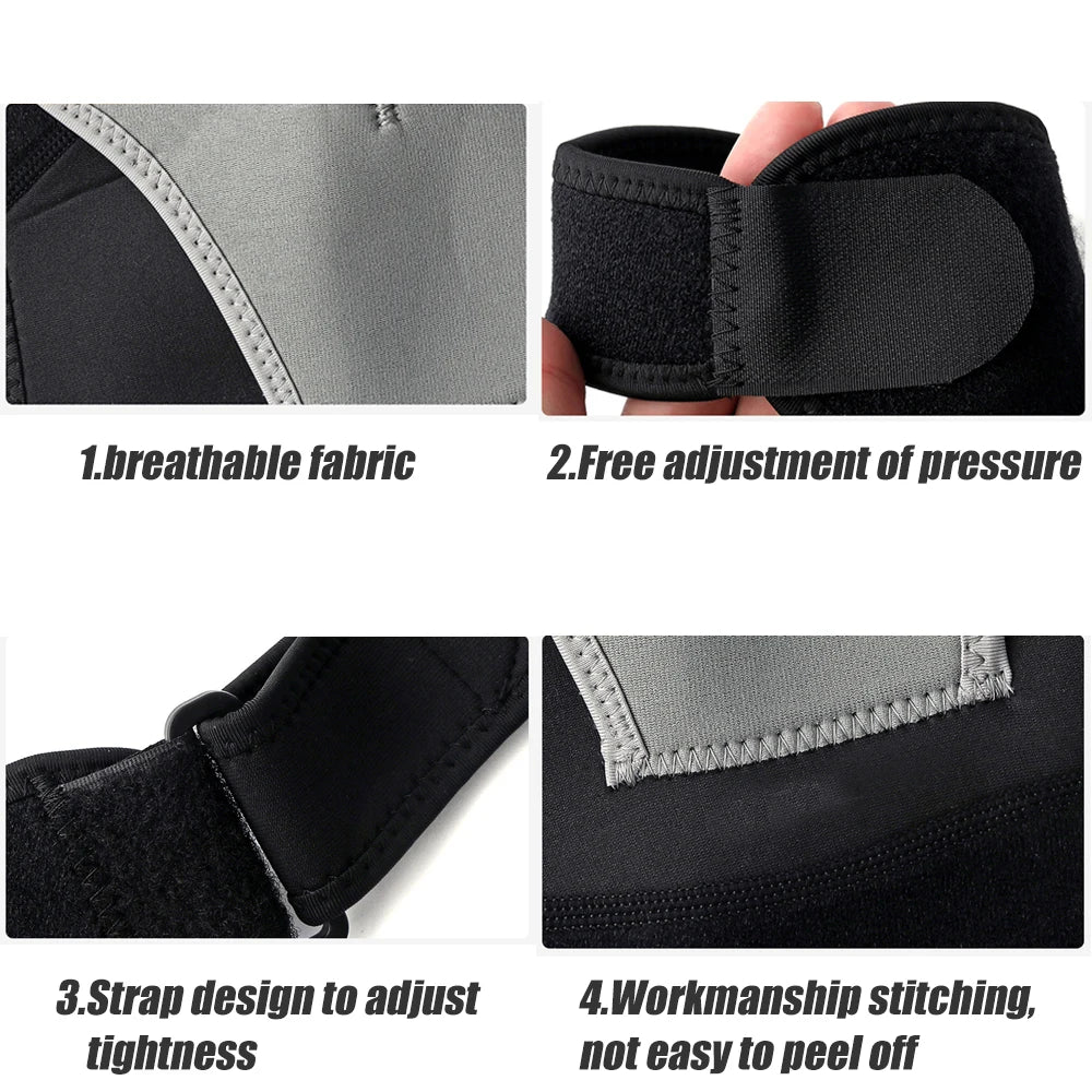 1 Pcs Shoulder Brace for Men and Women, Compression Sleeve Wrap for Shoulder and Back