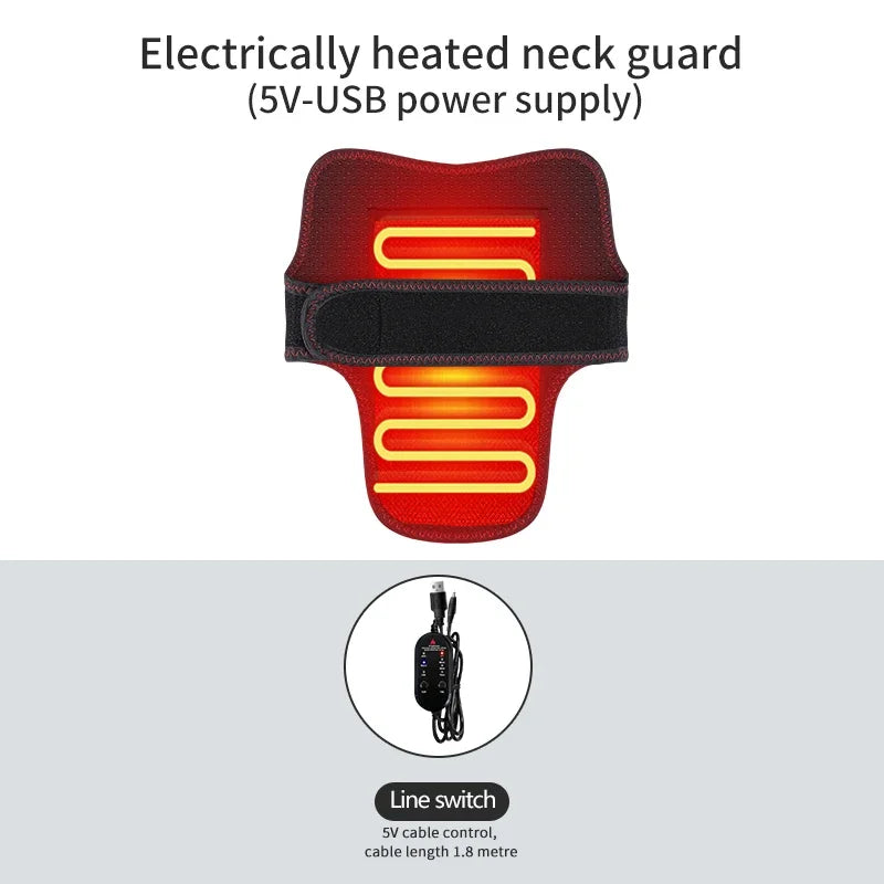 Home Use USB Heating Neck Support Neck Warm Sleeve Maintenance Hot Compress Neck Support Neck Brace Dropshipping Parental Gift