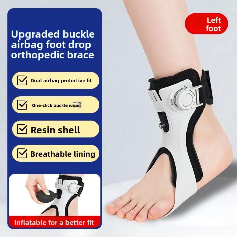 Rotary Knob Buckle Style Fixed Airbag Ankle Support Sports Joint Sprain Rehabilitation Correction Protective Gear Cross-Border