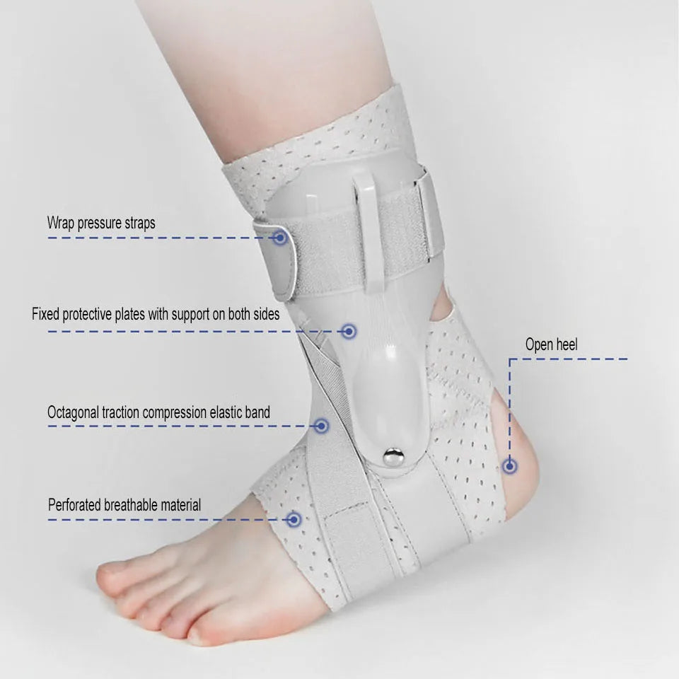AOLIKES 1PCS Ankle Sprained Support Brace Ankle Splint Stabilizer Protect for Sprained Ankle Injury Recovery Achilles Tendonitis