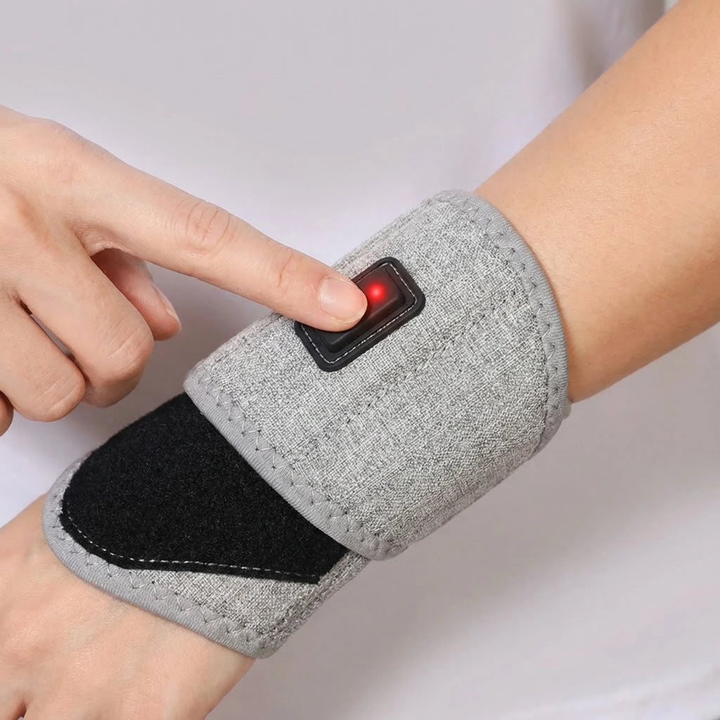 Heated Wrist Wrap Electric Heated Wrist Brace for Women And Men with 3 Heat Settings - Electric Wrist Heating Pad Wrist Warmer