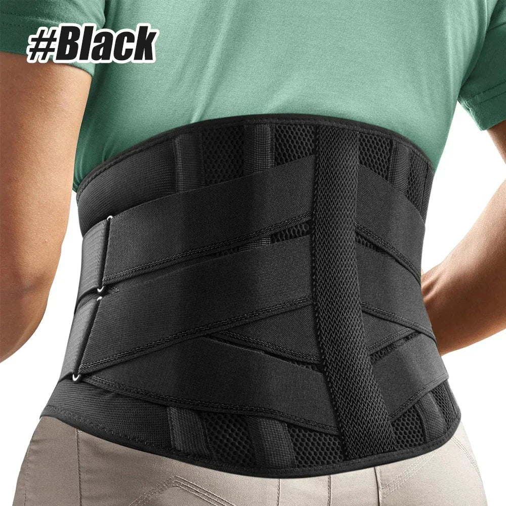 Brace for Lower Back Pain, Immediate Pain Relief From Sciatica, Herniated Disc Scoliosis, Decompression Lumbar Support Belt