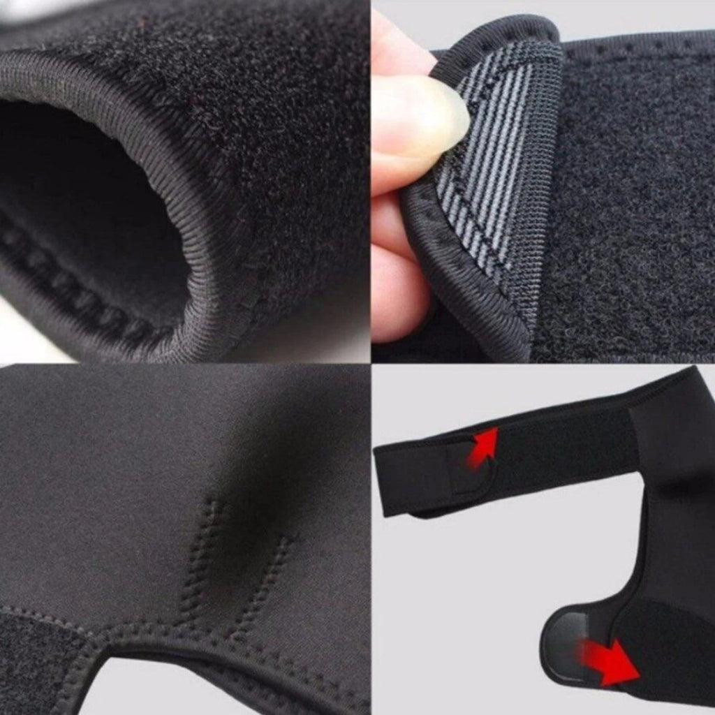 Self-heating Adjustable Single Shoulder Wrap Brace Shoulder Pain Relief Massager Brace For Rotator Cuff Cervical Shoulder Pad