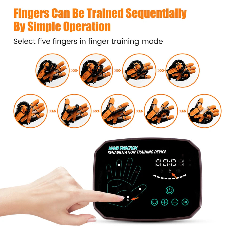 Rehabilitation Robot Glove Hand Device Finger Training Massage Gloves Stroke Hemiplegia Rehabilitation Hand Function Recovery