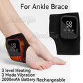 Electric Wrist Brace and Ankle Brace with Adjustable Hot Compress Massage Ankle Guard Band Carpal Tunnel Foot Protection Support