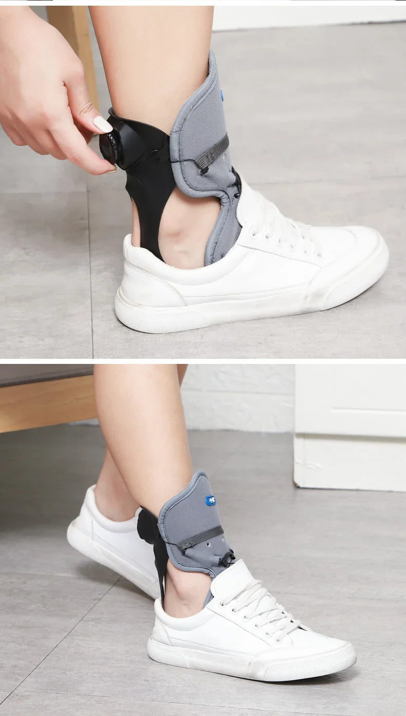 New Stroke Hemiplegia Rehabilitation Equipment Correction Varus Shoes Ankle Fixed Support Foot Ptosis Orthosis Brace