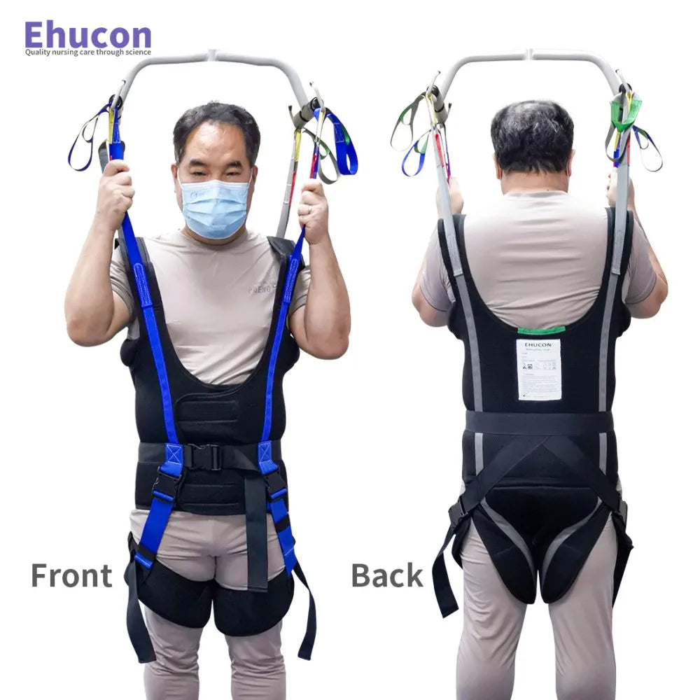 Ehucon Patient Lift Walking Sling, Pelvic Padded 500lbs Safety Loading Weight,Medical Hoist Standing Aids for Ambulating