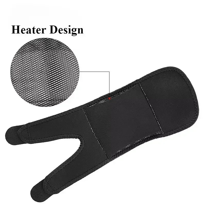 2/1PCS Electric Heated Knee Massager Brace Adjustable 3 Gear Temperature Elbow Protector Hot Compress Shoulder Protective Belt
