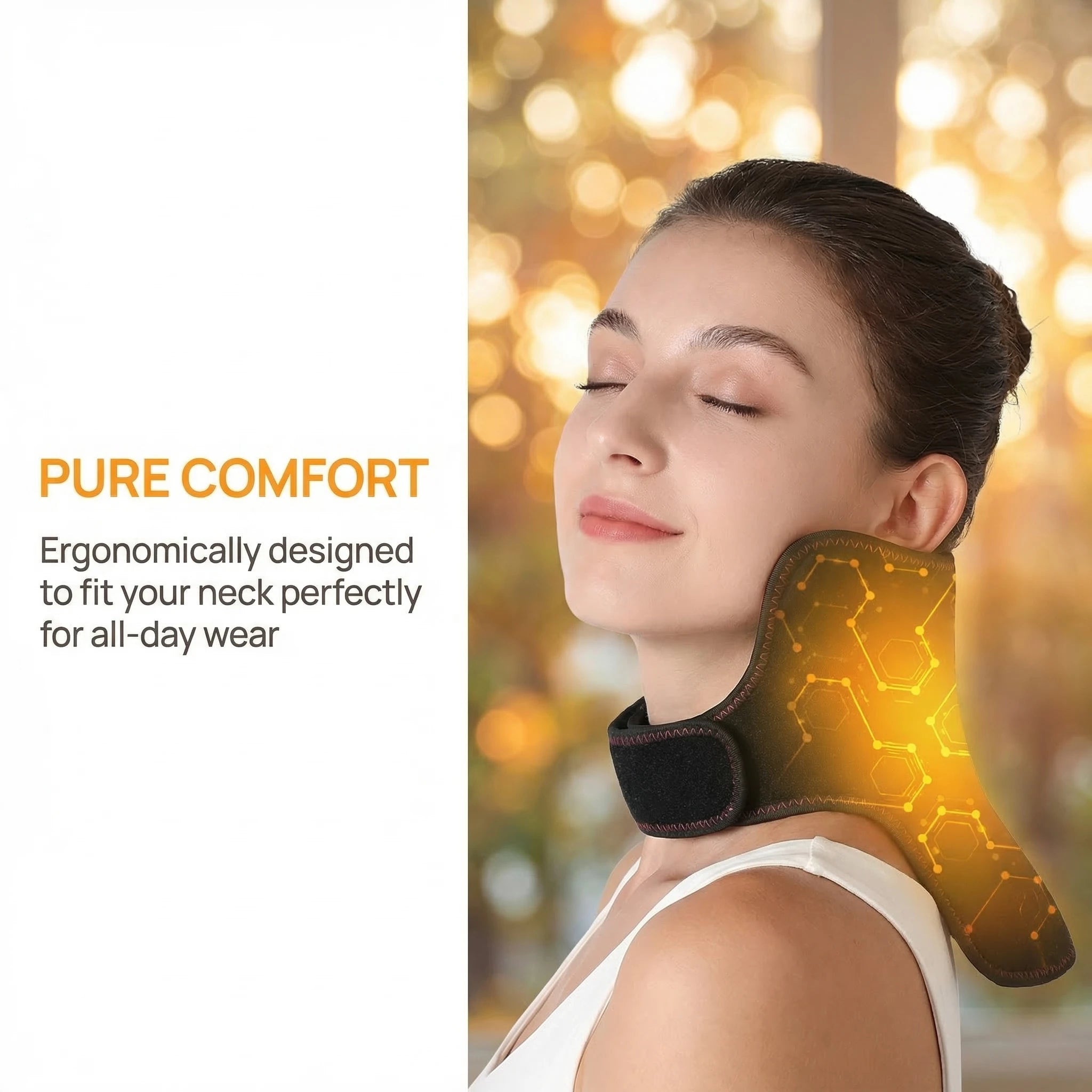 Tourmaline Self-heating Neck Belt Neck Support Massager 1Pcs Protection Spontaneous Heating Belt Health Care Dropship