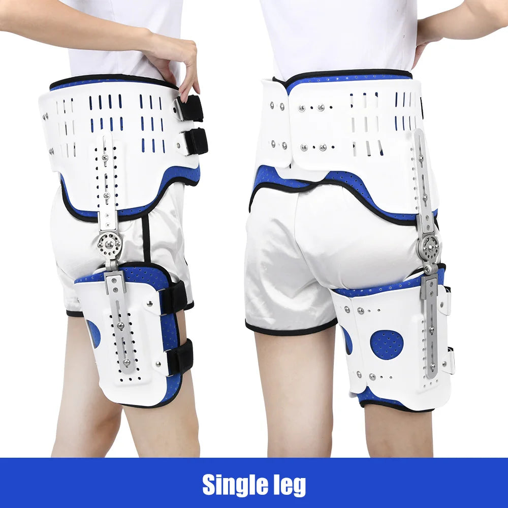 Adjustable Hip Joint Fixation Brace Orthopedic Support Bracket Hip Thigh Femoral Fracture Lower Limb Paralysis Rehabilitation