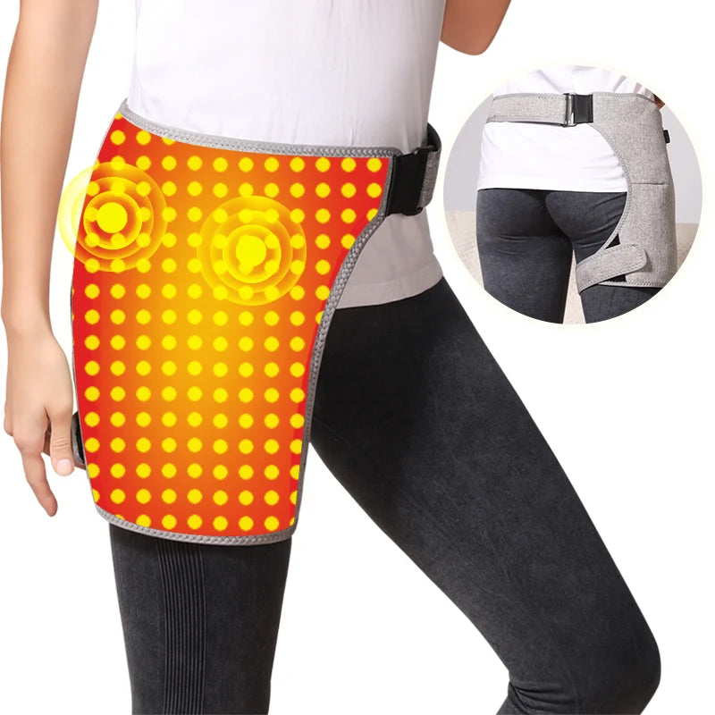 Red Light Heating Massage Hip Support 3 Vibration Brace for Joint Pain Relief Muscle Relaxation Arthritis And Fatigue Recovery