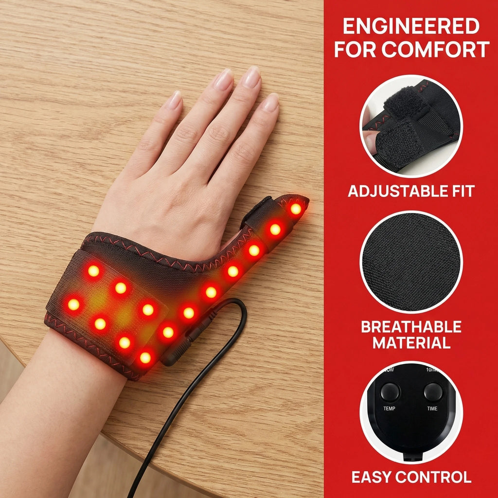 Electric Heating Wrist Vibration Pad with Three Gear Hot Compress USB Massager for Tendonitis Relief Wrist Support Relax Brace
