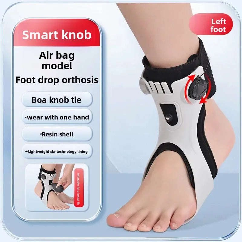 Rotary Knob Buckle Style Fixed Airbag Ankle Support Sports Joint Sprain Rehabilitation Correction Protective Gear Cross-Border