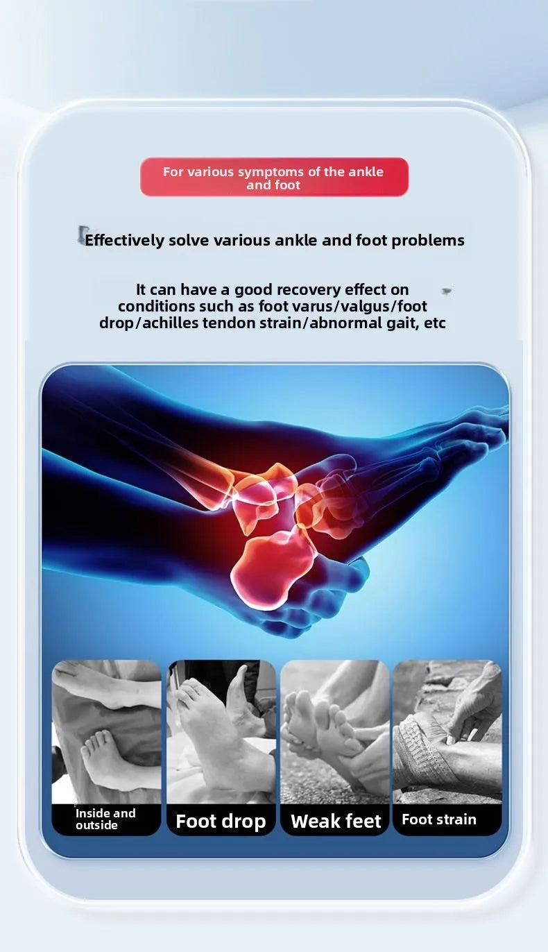Rotary Knob Buckle Style Fixed Airbag Ankle Support Sports Joint Sprain Rehabilitation Correction Protective Gear Cross-Border